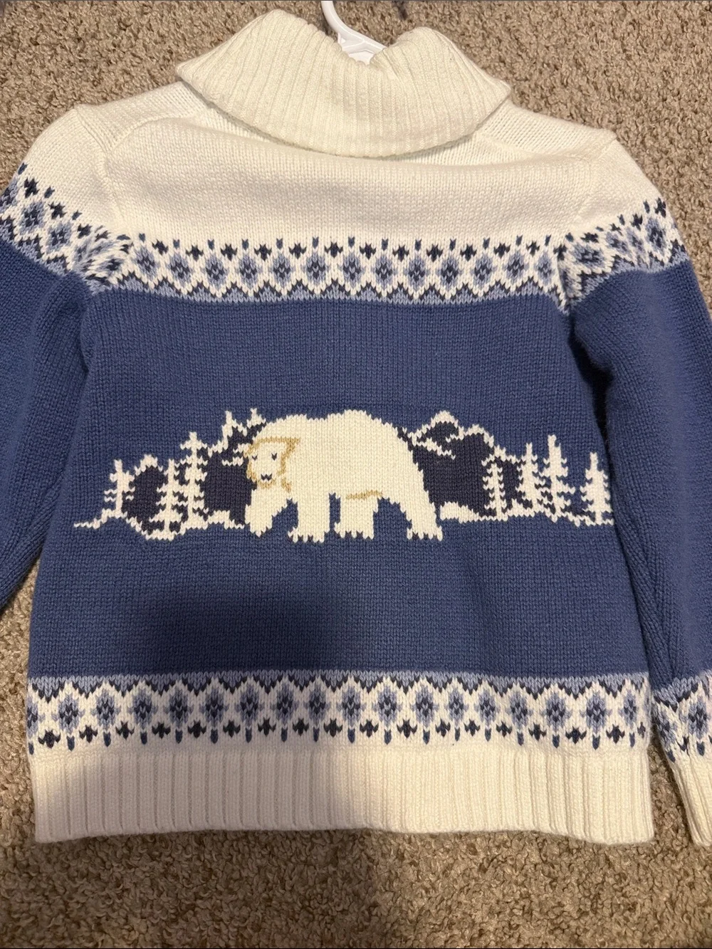 Janie and Jack knitted button
